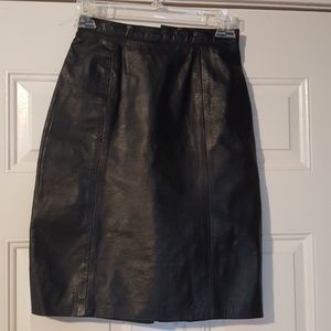 Womens Outewear by Phoenix leather skirt.